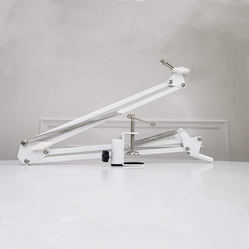 White Boom Arm for Hyperx Quadcast S, Professional Adjustable White Mic Boom Arm, White Stand Compatible With Hyperx Quadcast Wh